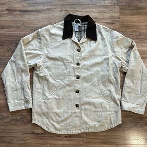 Cherokee Cream Jacket with Dark Brown Corduroy Collar